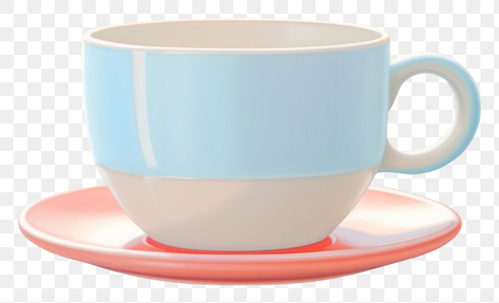 PNG Coffee cup on modern counter porcelain saucer drink. AI generated Image by rawpixel.