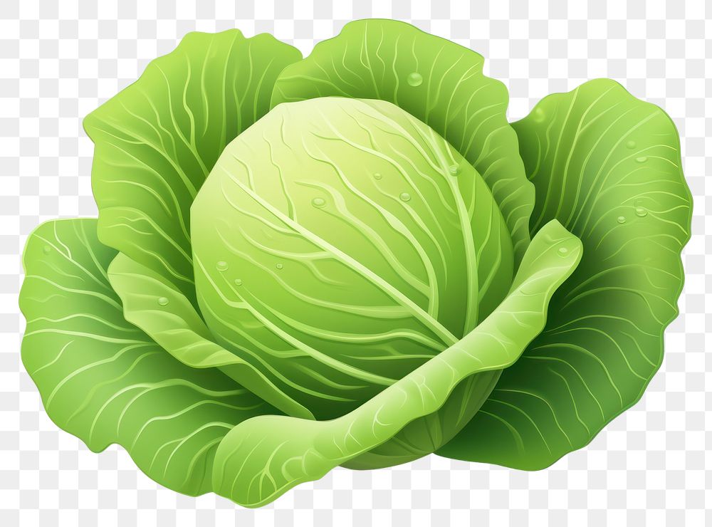 PNG Cabbage cabbage vegetable plant. AI generated Image by rawpixel.