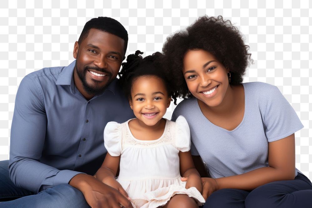 PNG Happy Loving Family family portrait smiling. AI generated Image by rawpixel.
