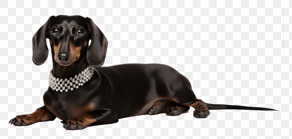 PNG Dachshund jewelry animal mammal. AI generated Image by rawpixel.