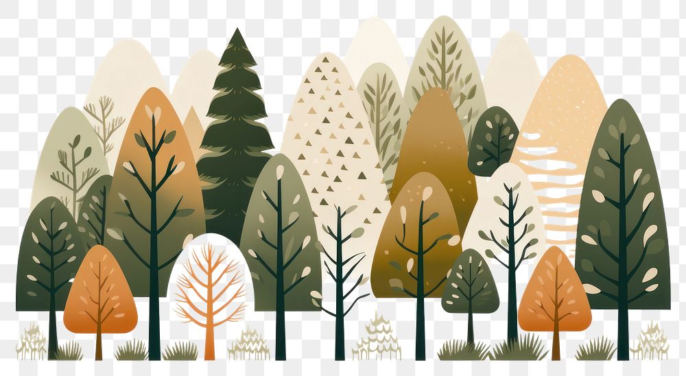 PNG Forest backgrounds outdoors cartoon. AI generated Image by rawpixel.