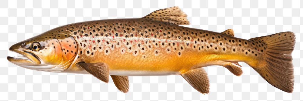 PNG Trout fish animal white background wildlife. 