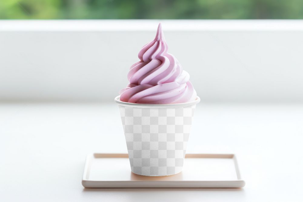 Paper ice-cream cup png mockup | Premium PNG - rawpixel