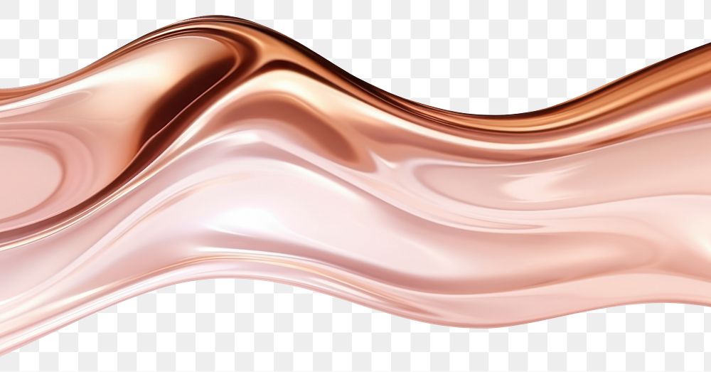 PNG Melting liquid rosegold backgrounds white background copy space. AI generated Image by rawpixel.