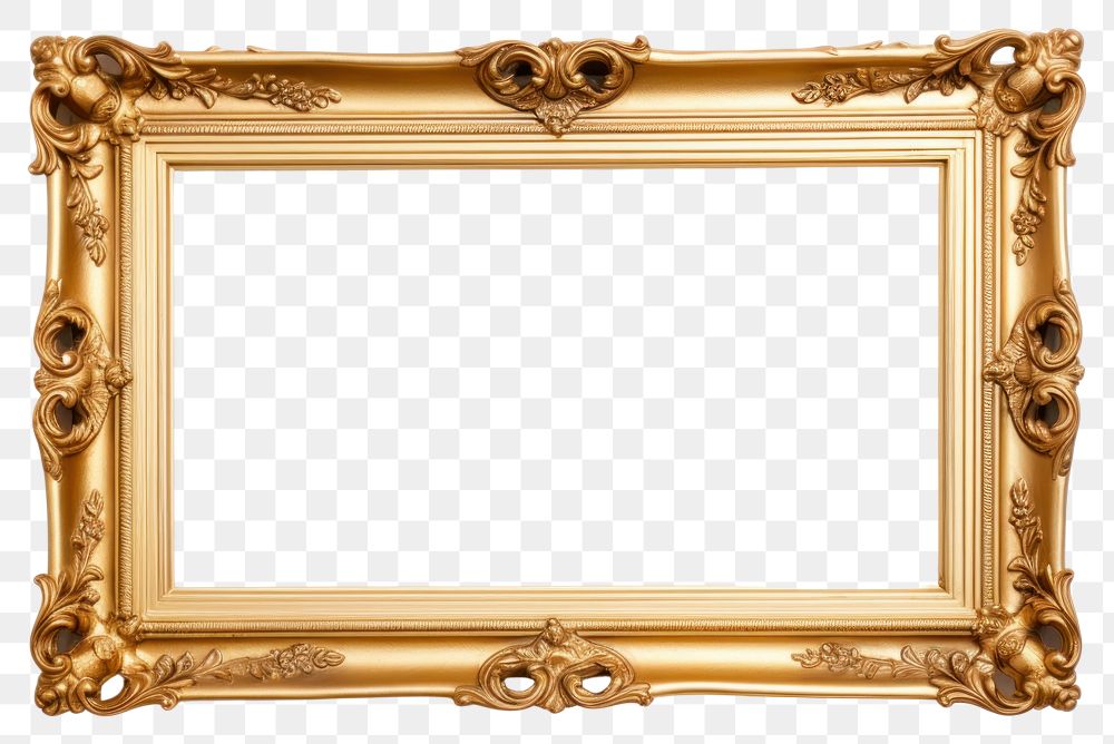 PNG Gold Frame frame photo gold. AI generated Image by rawpixel.