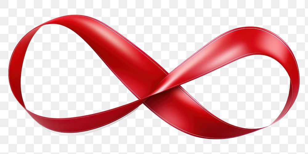 PNG Red banner with ribbon symbol shape line. AI generated Image by rawpixel.