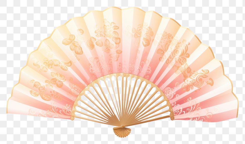PNG Chinese fan white background invertebrate umbrella. AI generated Image by rawpixel.