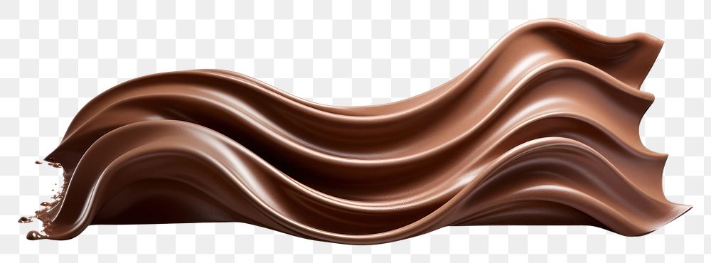 PNG Wave chocolate dessert food. AI generated Image by rawpixel.