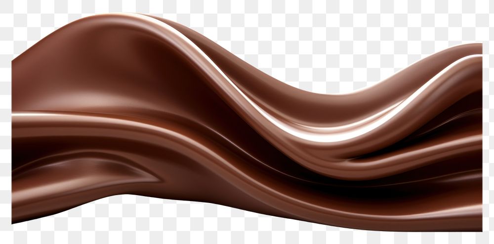 PNG Wave chocolate dessert abstract. AI generated Image by rawpixel.