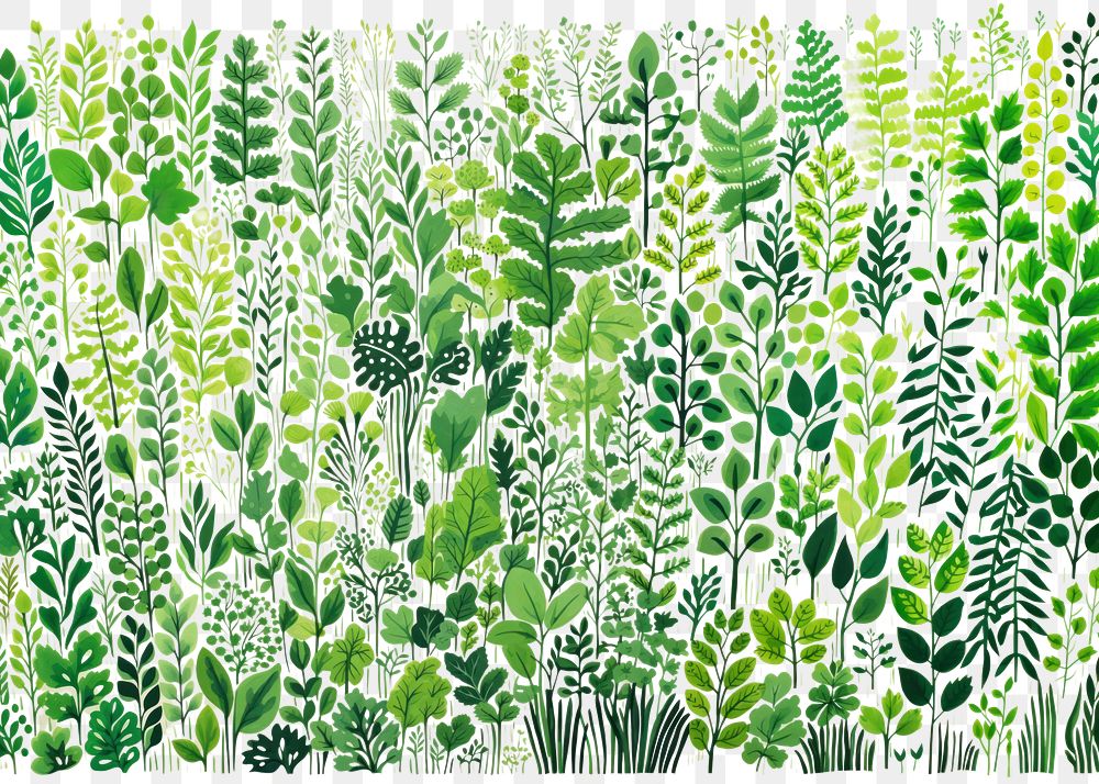 PNG Herbs outdoors pattern nature. AI generated Image by rawpixel.