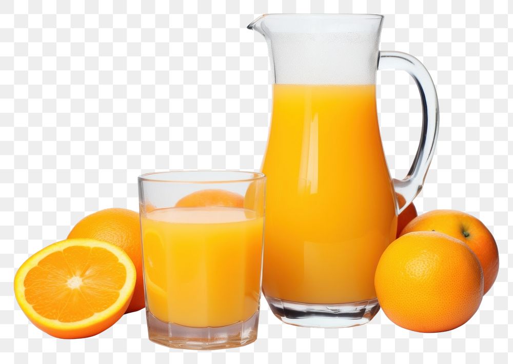 PNG Orange juice jug drink fruit. AI generated Image by rawpixel.