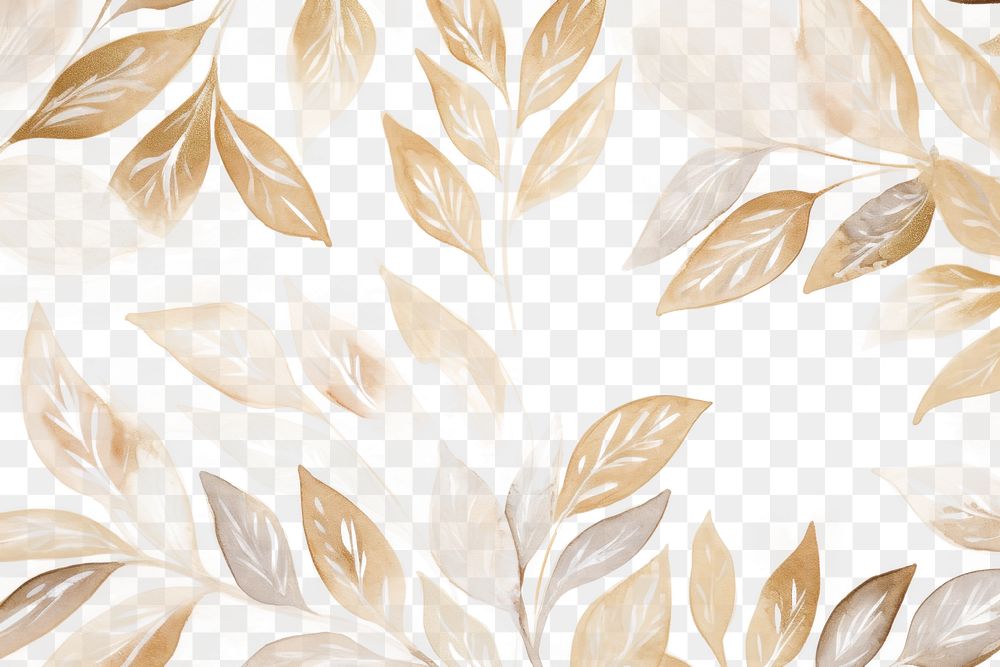 PNG  Leaves backgrounds pattern plant. AI generated Image by rawpixel.