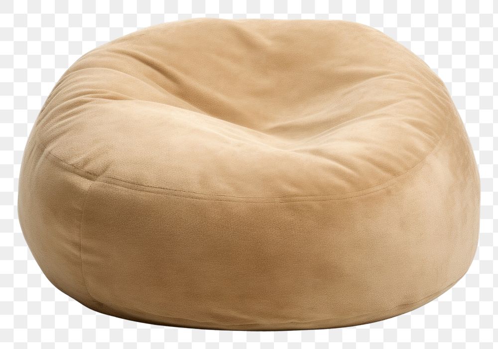 PNG Bean bag furniture white background simplicity. AI generated Image by rawpixel.