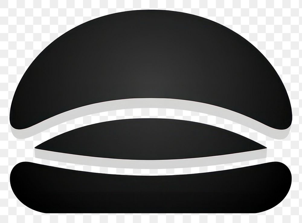 PNG Burger black white background clothing. AI generated Image by rawpixel.
