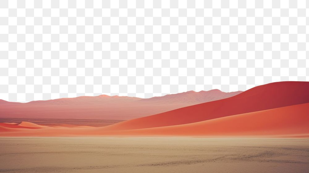 PNG A minimal-large the namib desert landscape outdoors horizon. AI generated Image by rawpixel.