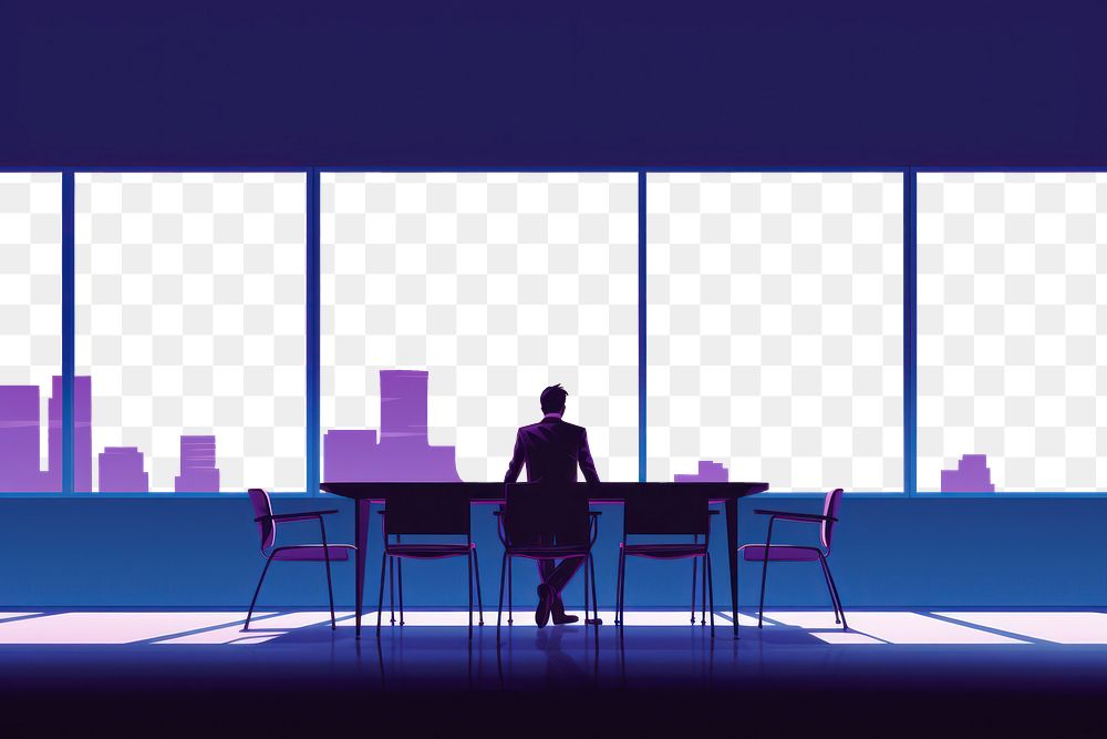 PNG Meeting table chair businesswear. AI generated Image by rawpixel.