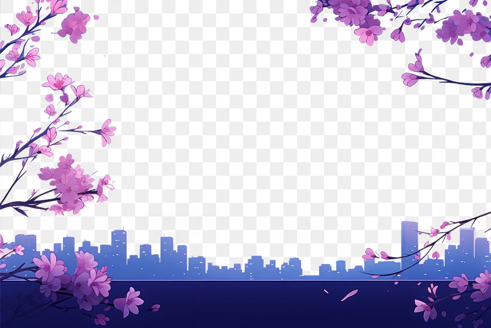 PNG A spring backdrop architecture landscape cityscape. AI generated Image by rawpixel.