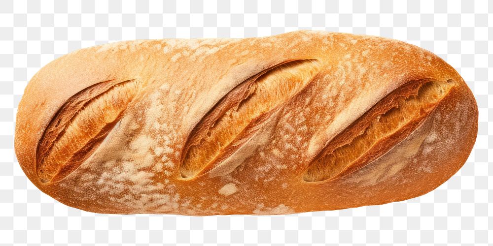 photo of *bread* top view, 8k, isolated on solid pastel color studio background --ar 3:2