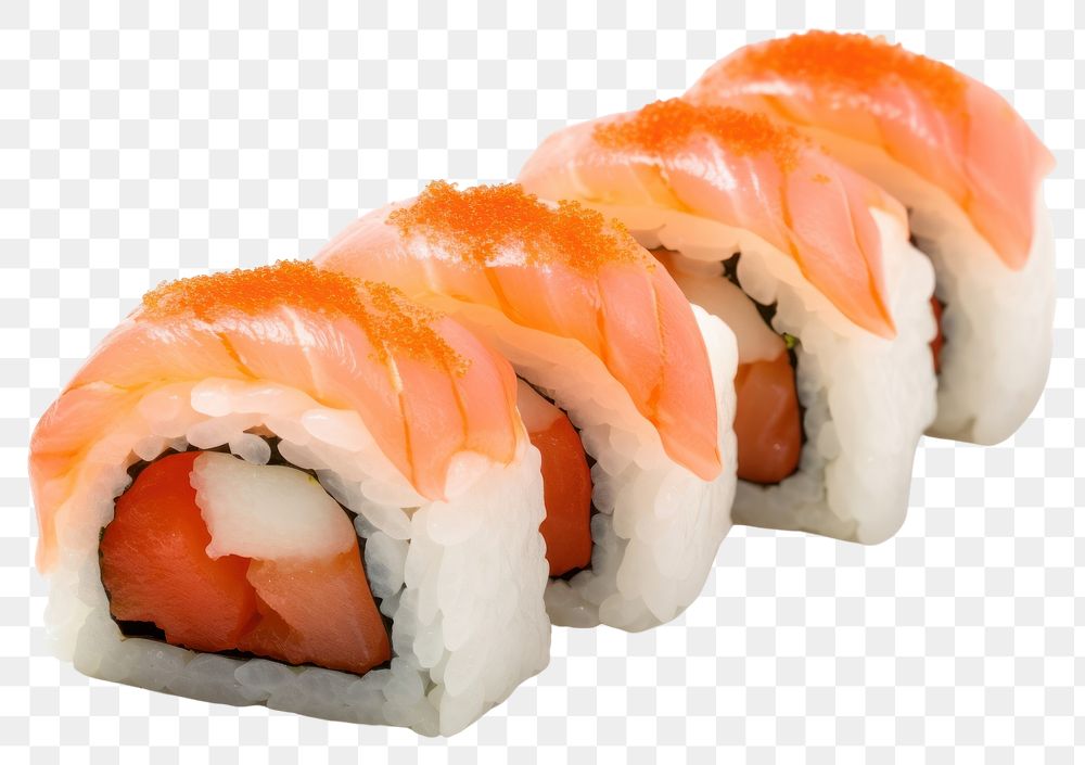 PNG Shrimp Sushi sushi rice food. AI generated Image by rawpixel.