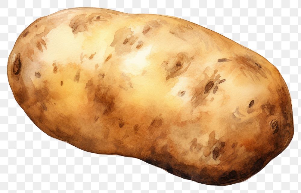 PNG Potato vegetable food white background. AI generated Image by rawpixel.