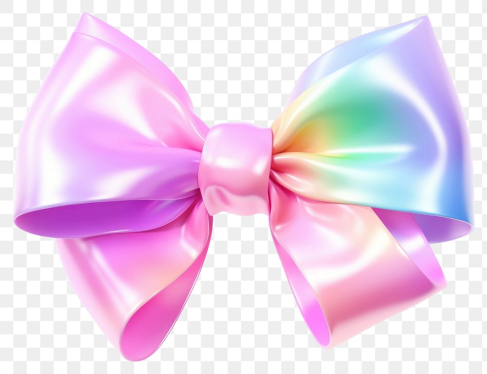 PNG Ribbon bow rainbow celebration accessories