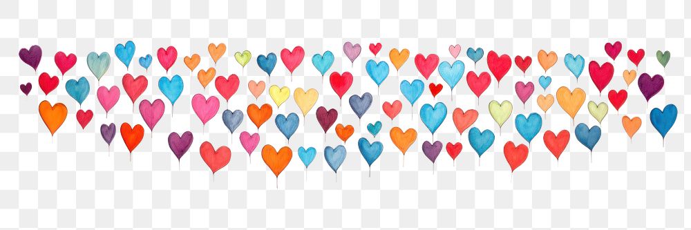 PNG Hearts backgrounds paper celebration. AI generated Image by rawpixel.