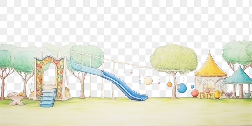 PNG Playground outdoors drawing sketch. AI generated Image by rawpixel.