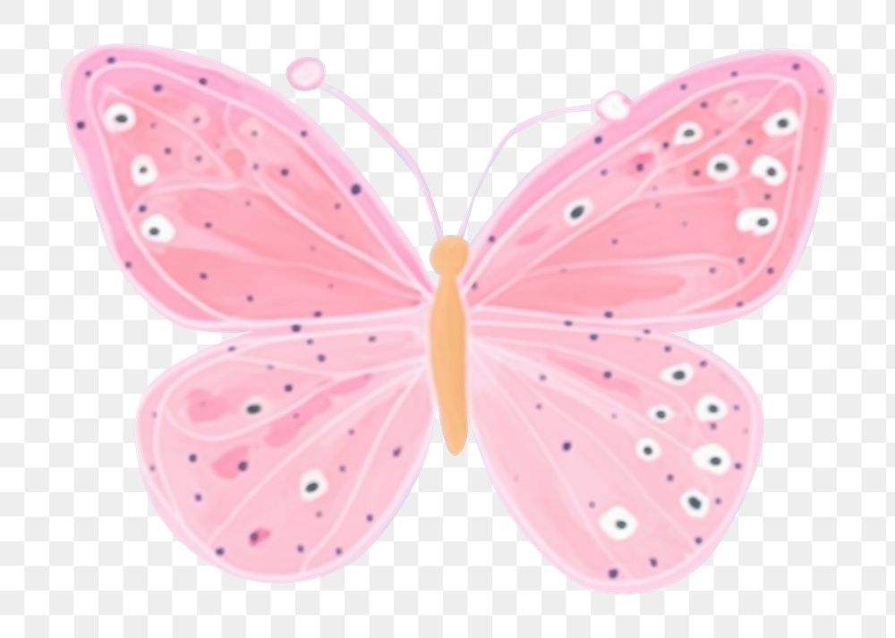 PNG  Butterfly outdoors pattern flower