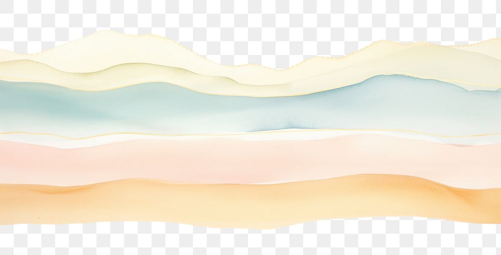 PNG Colorful beach border line tranquility backgrounds. AI generated Image by rawpixel.
