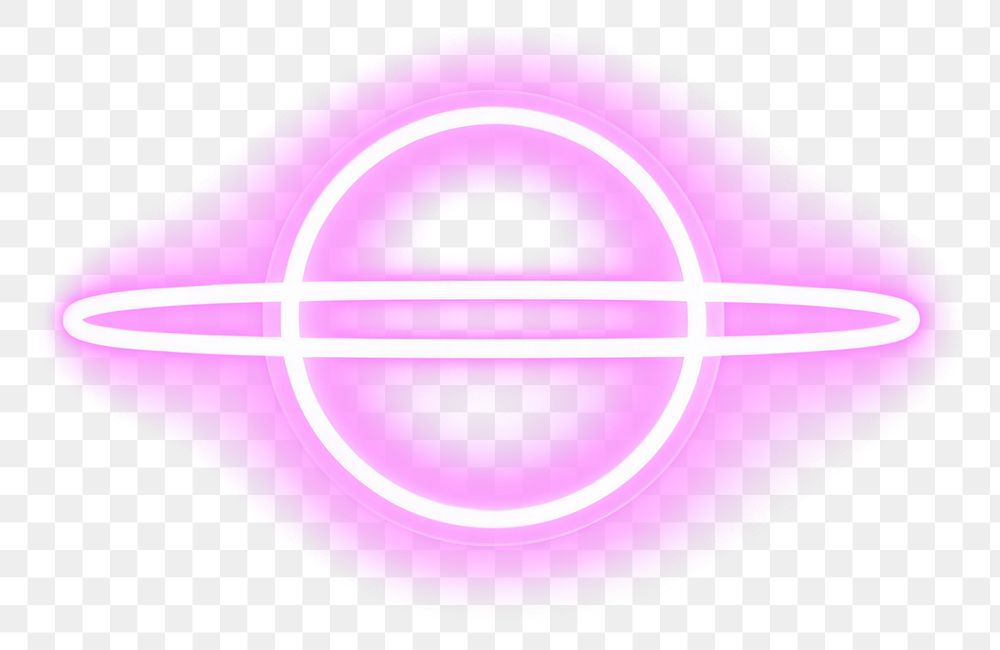 PNG Pastel neon saturn light purple night. AI generated Image by rawpixel.