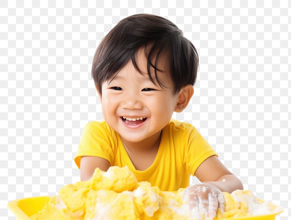 PNG Happy asian kid smile baby white background. AI generated Image by rawpixel.