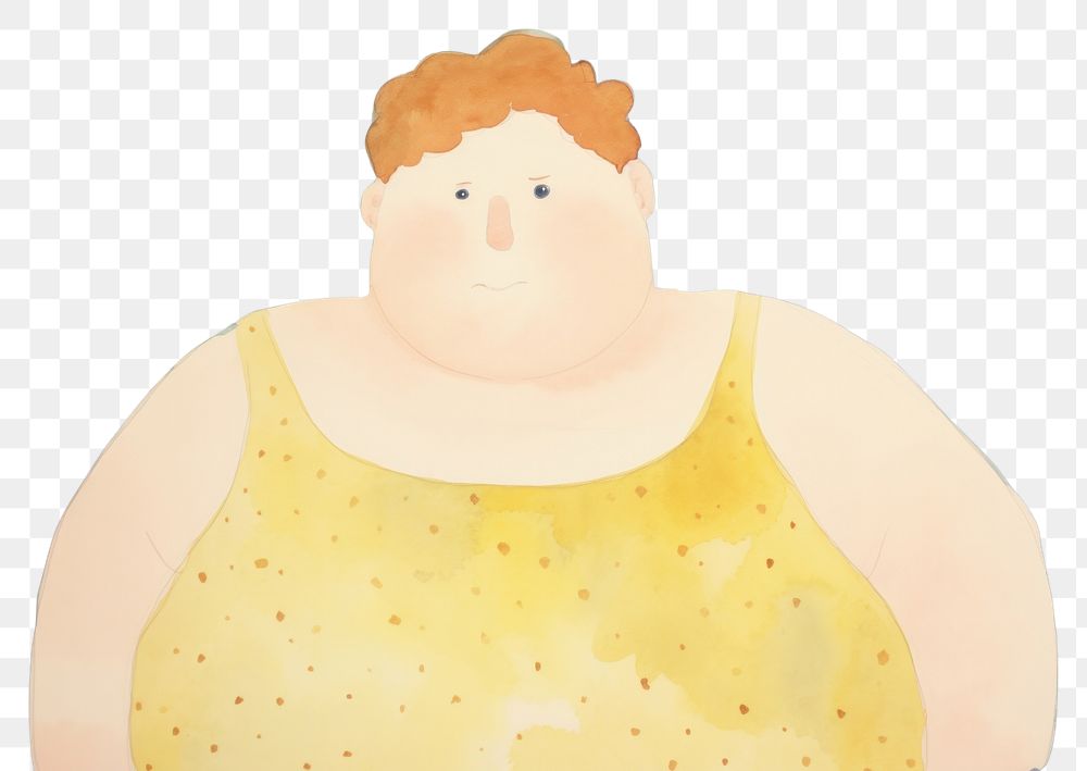 PNG Chubby boy cartoon representation creativity. AI generated Image by rawpixel.