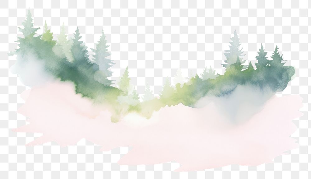 PNG Forest border backgrounds outdoors nature. AI generated Image by rawpixel.
