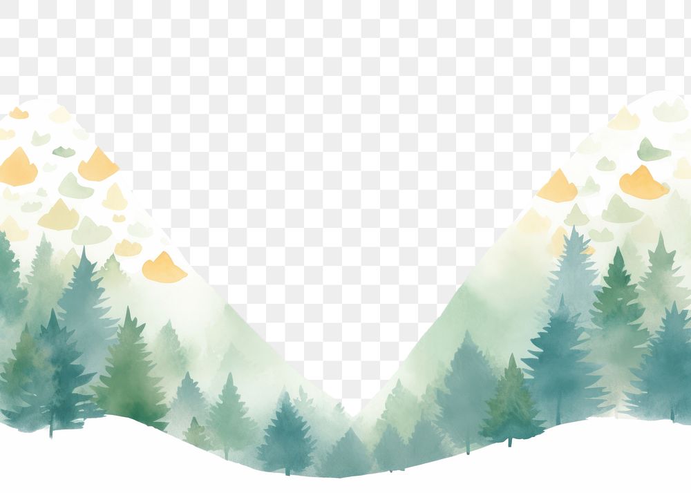 PNG Forest border backgrounds outdoors graphics. AI generated Image by rawpixel.