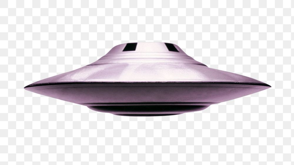 UFO png sticker, transparent background