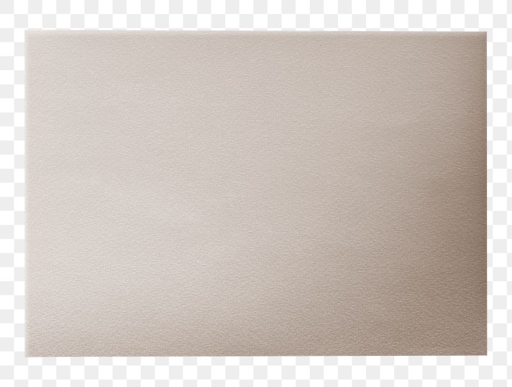Png simple memo frame sticker, brown, transparent background