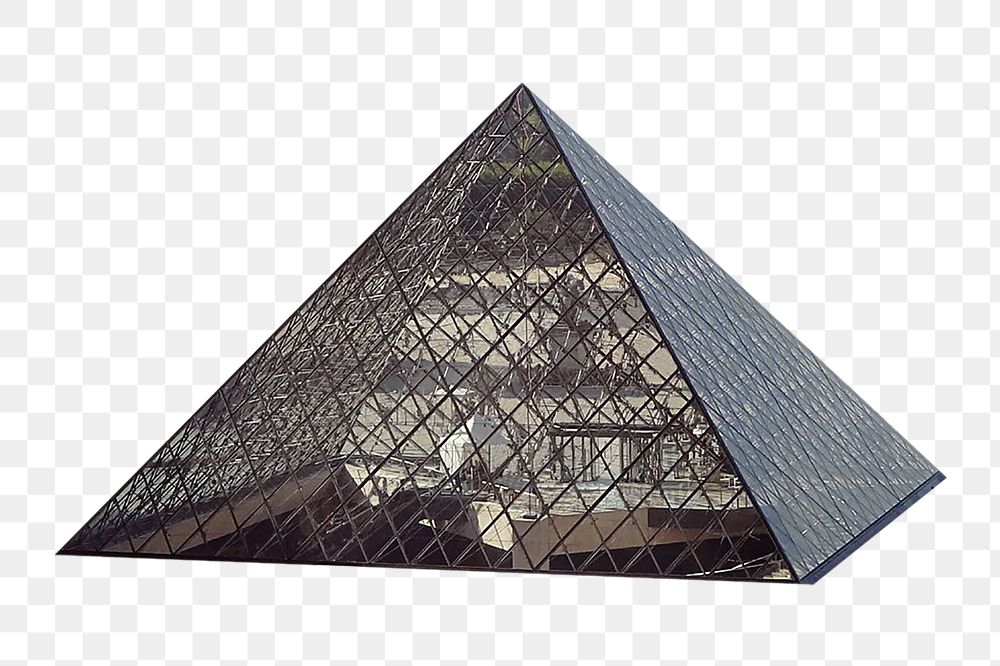 Png Louvre pyramid in France, transparent background