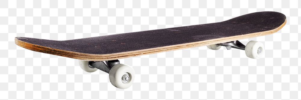 Png skateboard, isolated object, transparent background