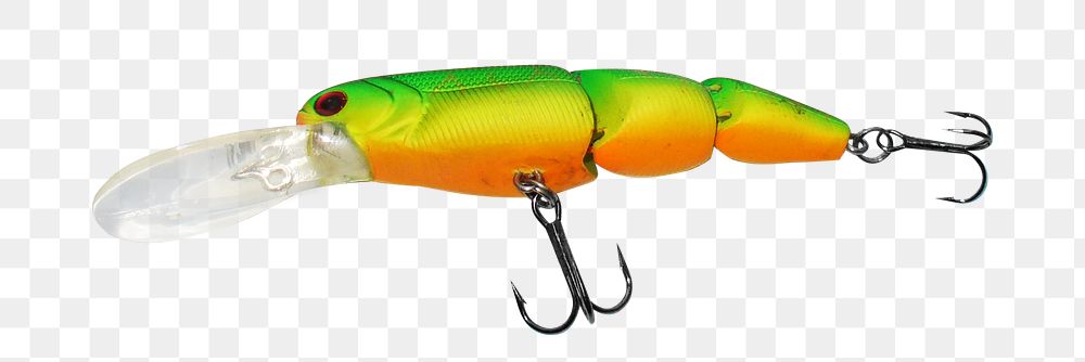 Png wobbler lure, isolated object, transparent background