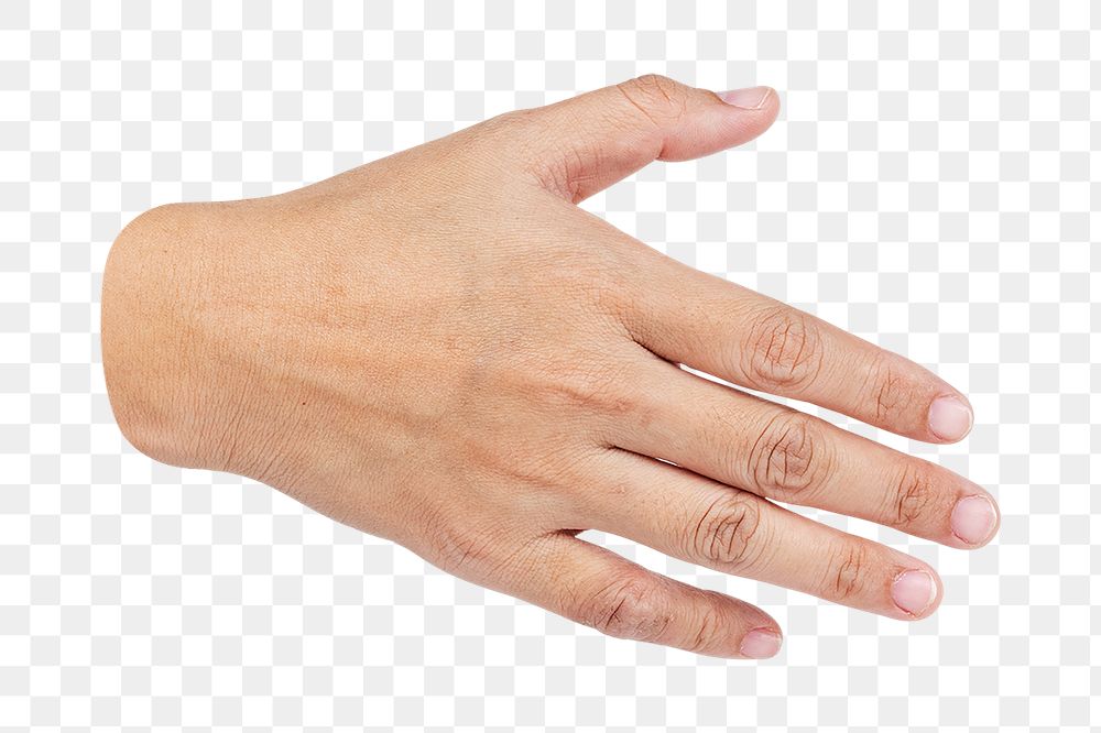 PNG Hands reaching out, transparent background