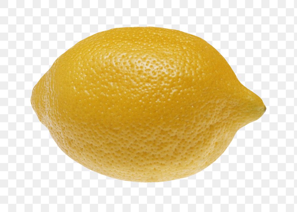 Fresh lemons png sticker, transparent background