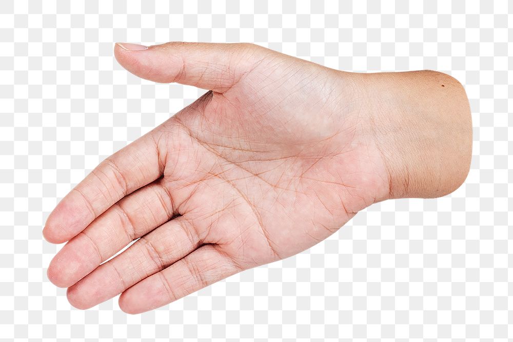 PNG Hands reaching out, transparent background