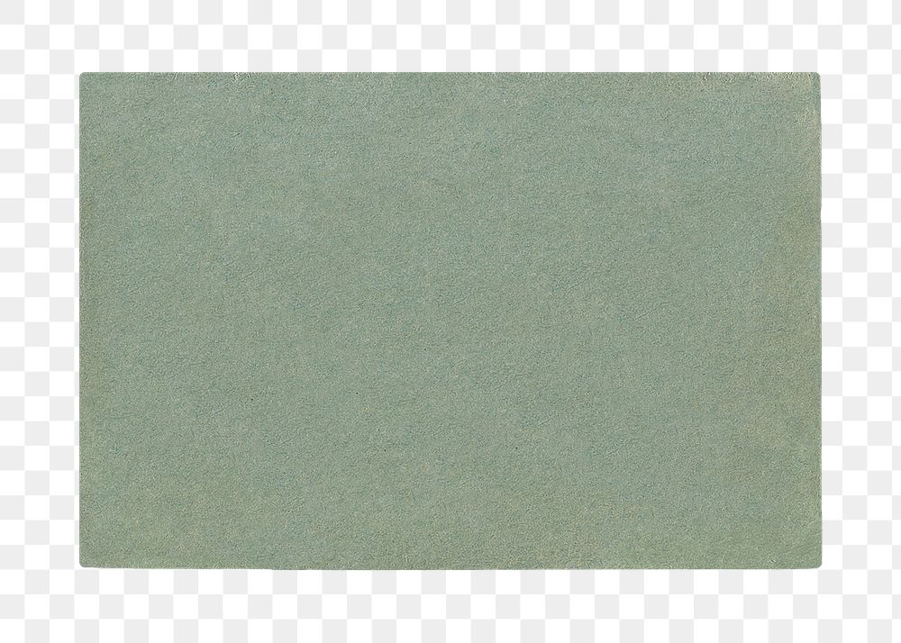 PNG Green vintage paper, transparent background.  Remixed by rawpixel. 