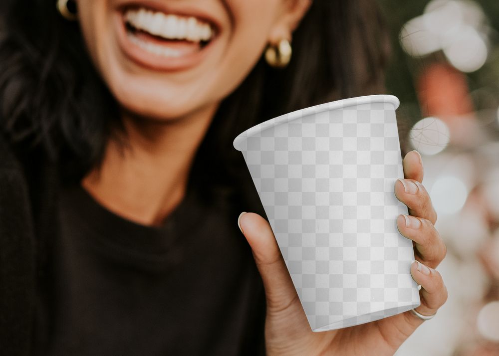 Paper cup png, transparent mockup, | Premium PNG - rawpixel