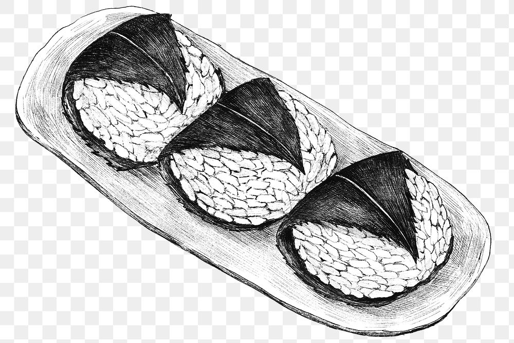 Black and white mochi png Free PNG Sticker rawpixel