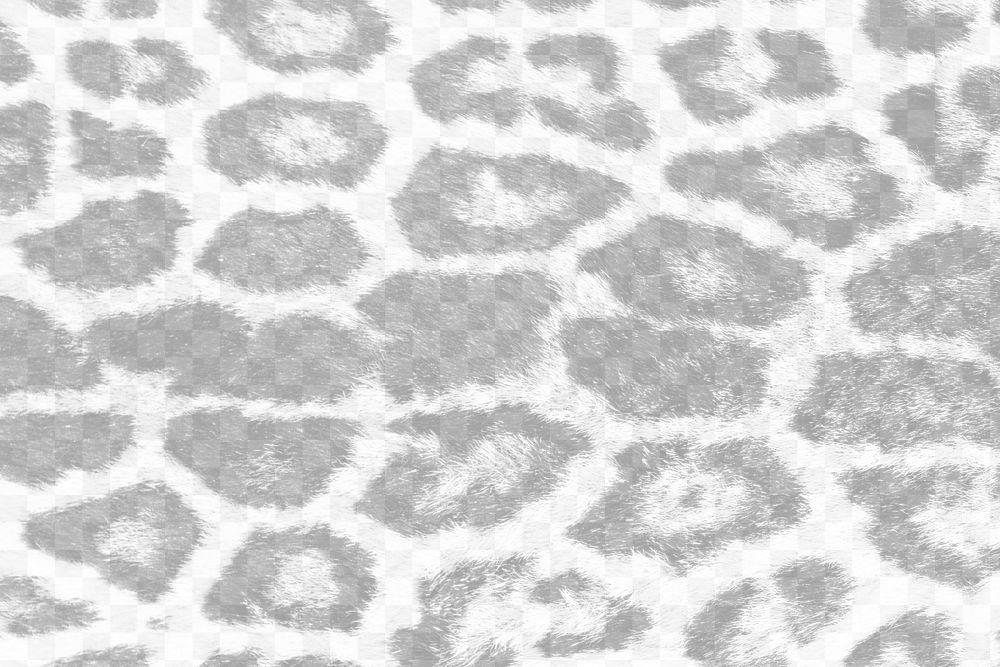 Leopard png overlay texture, abstract design on transparent background