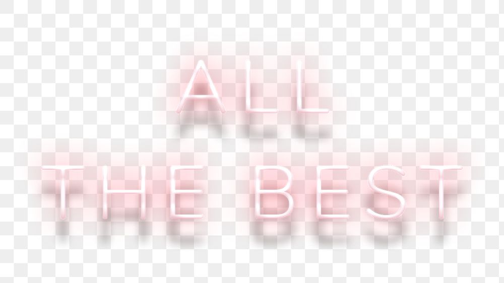 All the best neon pink | Free PNG Sticker - rawpixel