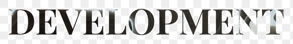 Development png typography word sticker | Free PNG Sticker - rawpixel