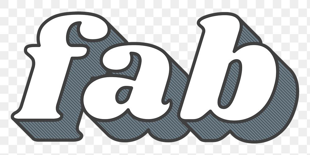 fab-word-png-retro-typography-free-png-sticker-rawpixel