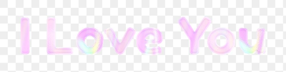 Pastel I love you png | Free PNG Sticker - rawpixel